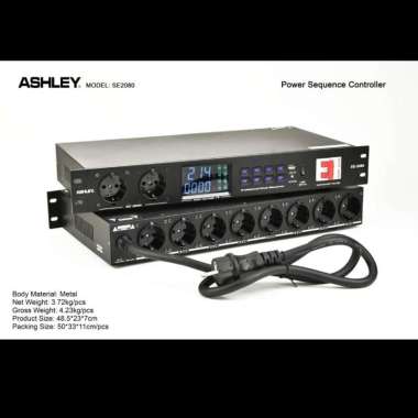 Power Sequence ASHLEY SE2080 / SE 2080 Sequencer | Original, Garansi Resmi 1 Tahun