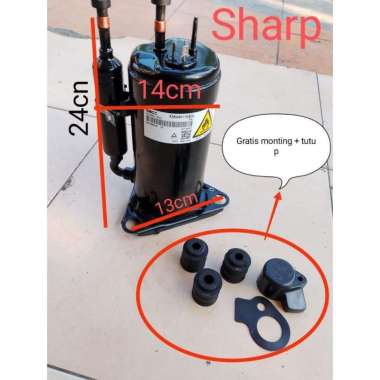 KULKAS AC DAN KIPAS ANGIN Kompresor Ac Sharp kompresor Ac GMCC Konpresor Ac sharp 1/2 pk KSK44V11VAE