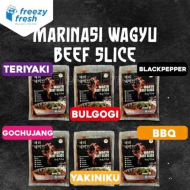 Marinated Wagyu Beef Slice / Daging Wagyu Slice 500gr by Mafia Daging BBQ