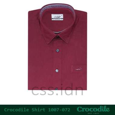 Kemeja Pria Lengan Pendek Crocodile 1007-072 Merah S