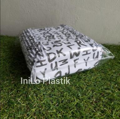 Paper Cup Case Roti Oval motif / Kertas Roti Eclair Baking 20x11 CM [1 Pack] BW 7-01