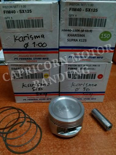 Piston Kit KARISMA SUPRA X 125 FIM IXUMI 100