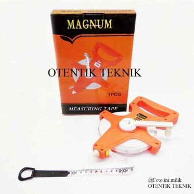 METERAN TANCAP FIBER 30 METER - METERAN TANAH 30M PLASTIK METERAN ROL