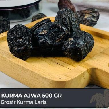 Kurma Ajwa Premium / Kurma Ajwa Toples / Kurma Ajwa 500 Gr Toples