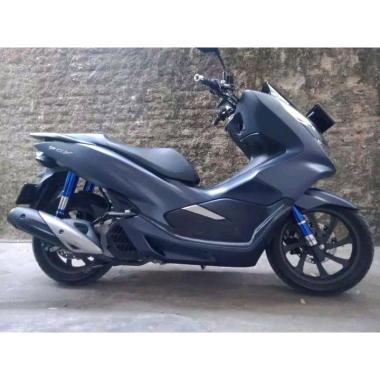 Cover Shock PCX 150 lokal Full set depan belakang Tipe CBS depan belakang Biru