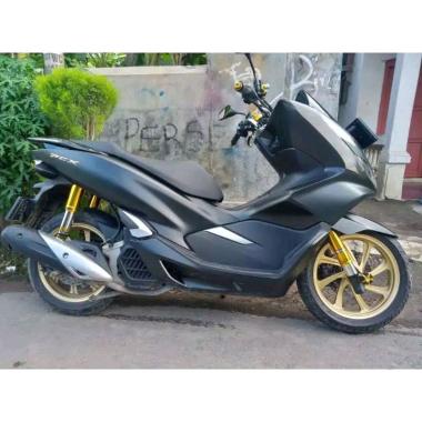 Cover Shock PCX 150 lokal Full set depan belakang Tipe CBS depan belakang Gold