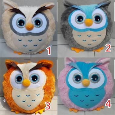 Bantal boneka owl | burung hantu owl coklat