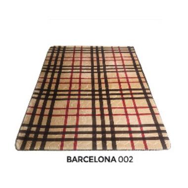 Karpet Malaysia Premium Bulu 130x190 Anti Slip Motif Branded & Bunga Arizona MOTIF 02