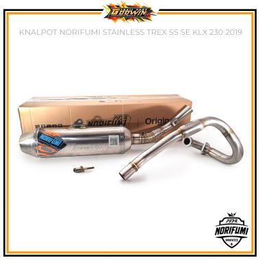 Kenalpot Knalpot Muffler NORIFUMI TREX KLX 230 R / KLX 250 BIGFOOT DTRACKER NEW CRF 150 L WR 155 R K