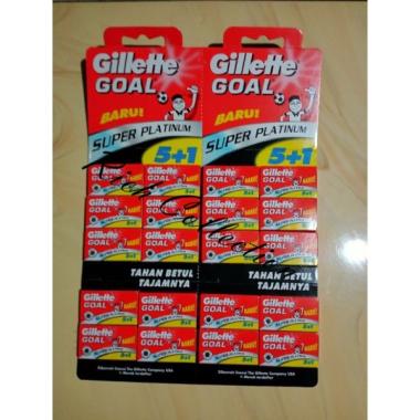 GILLETTE GOAL MERAH SUPER PLATINUM 5 + 1