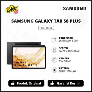 Samsung Galaxy Tab S8 Plus 5G Tablet (8/256GB) Graphite