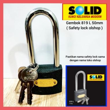 Padlock / Gembok SOLID 819 L 50mm