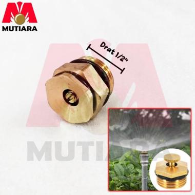 Sprinkle Kuningan Nozzle Misting Pengkabutan Nozzle Kembang Drat 1/2"