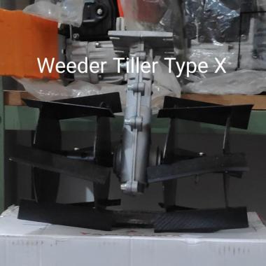 kepala Mini Tiller Weeder Penyiang Gulma Garuk tanah untuk Mesin rump