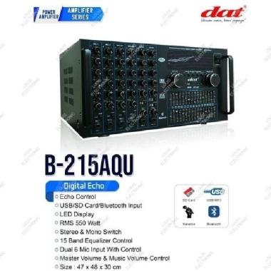 Amplifier Karaoke DAT B215AQU Ampli DAT B 215 AQU Bluetooth ORIGINAL