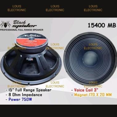 Speaker Black Spider 15400 MB 15400MB 15 Inch Komponen Black Spider