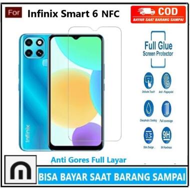 Promo Tempered Glass Hp Infinix Smart 5 Pro Smart 6 NFC Smart 6 HD Anti Gores Kaca Full Layar Screen