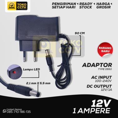 Adaptor Asli 1A Power Supply AC 220V ke DC 12V 1A