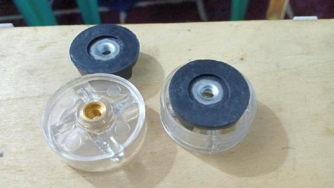 Gigi karet dan konektor blender sharp blezer Sepasang