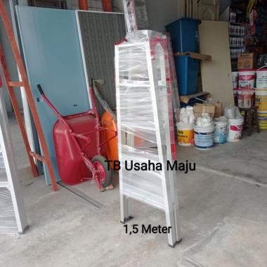 Tangga Lipat Aluminium 2 Meter , 2,5 Meter 1,5 Meter