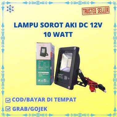 LAMPU SOROT AKI DC 12V 10 WATT 10W LUMMENT