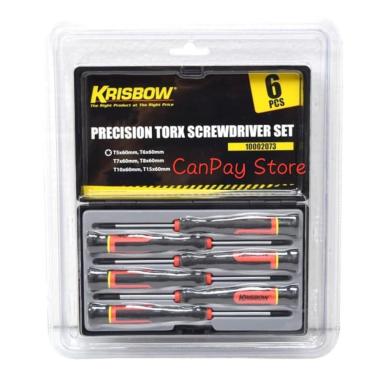 Krisbow Set Obeng Presisi Torx 6 Pcs