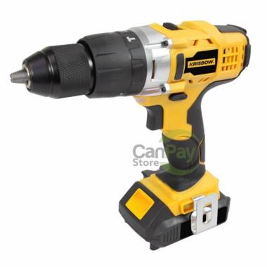 Krisbow Mesin Bor Tanpa Kabel 18v / Cordless impact drill