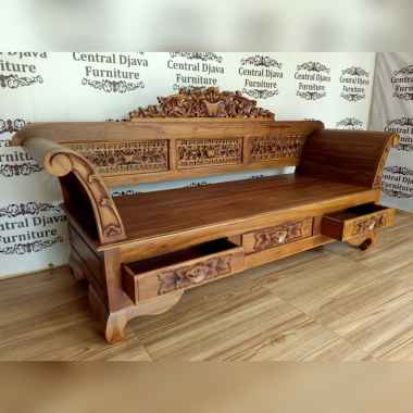Bale Bale Ukir Madura Bangku Kursi Sofa Kayu Jati Ukiran Asli Jepara