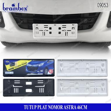 Tutup Plat Nomor Mobil Dudukan Bingkai Frame Plat Nomor Hitam