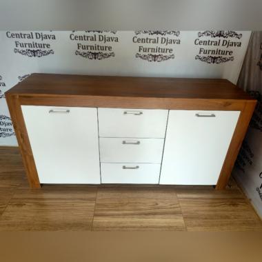 Bufet Meja Dapur Kayu Jati Duco Buffet Piring Lemari Kitchen Jepara