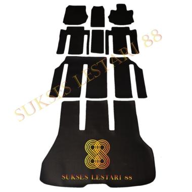 Karpet Karet Mobil Nissan Serena c27 2019 Full Set Hitam