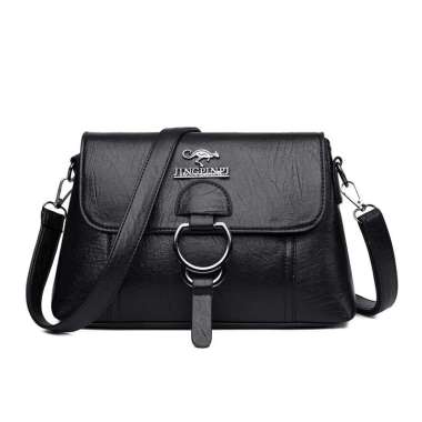 TAS SELEMPANG WANITA PESTA KECIL KULIT HITAM ROLINDA TA617B5 IMPORT SLING BAG KOREA CEWEK MURAH BRAN