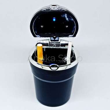 Asbak Mobil Portable Car Ashtray with LED Light