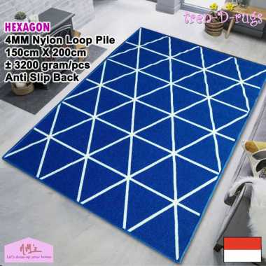 Tren-D-rugs Karpet permadani modern sweden scandinavian bulu alas lantai kamar tidur ruang tamu anti