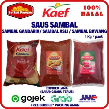 KAEF Gandaria Saus Sambal Pedas / Saus Sambal Asli Kaef Pedas / Sambal Bawang 1 Kg Sambal Gandaria