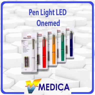 Penlight Onemed/Pena Lampu LED Onemed Putih
