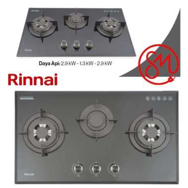 Kompor Gas Tanam Rinnai RB-317N 3 tungku
