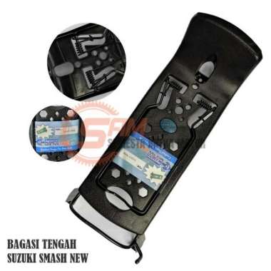 Bagasi Tengah Suzuki Smash New Rak Jepitan Barang Besi Jepit Motor