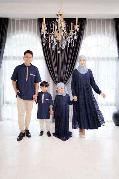 KALIANDA FAMSET FAMILY SET GAMIS KOKO SET COUPLE KELUARGA SARIMBIT LEBARAN GAMIS ANAK XXXL CHOCO