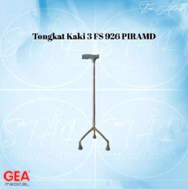 Walker / Tongkat Kaki 3 | Tongkat Pyramid FS 926 - GEA