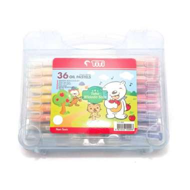 Crayon Titi 36 Warna Oil Pastels 36 Colors TI P 36S Non Toxic - 1 Set