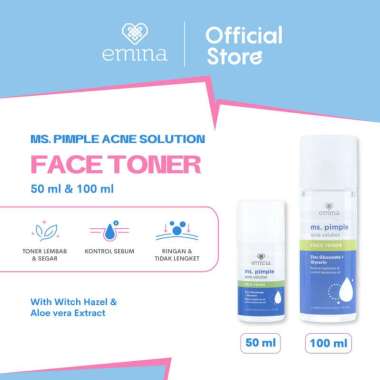 Emina Ms. Pimple Acne Solution Face Toner - 50ml Toner Emina