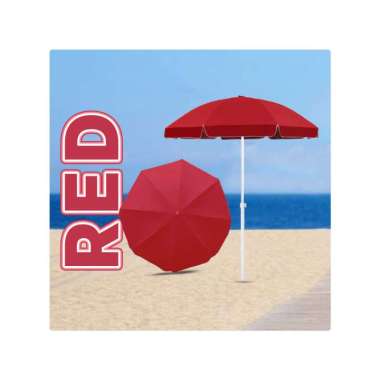 Goto Sunflow Payung Tenda Jualan Pantai Cafe Outdoor Besar Jumbo 240 CM RED
