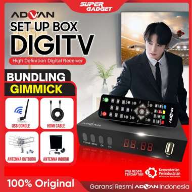 Set Top Box Advan DV3 T2 Digipro STB Antena TV Digital Wifi - STB DigiTV Only STB DigiTV Only