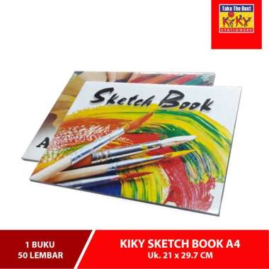 Buku Sketsa / Sketch Book Kiky A4 50 Lembar