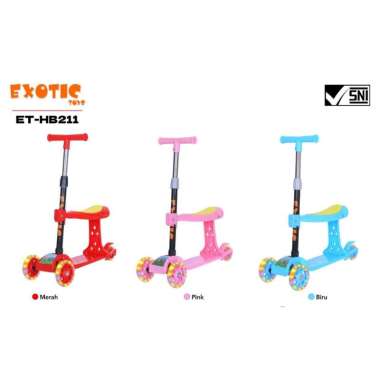 EXOTIC SCOOTER ET-HB211, Warna red