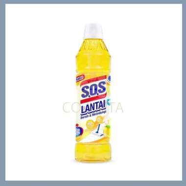 SOS Sabun Pembersih Lantai Botol 800ml LEMON TWIST