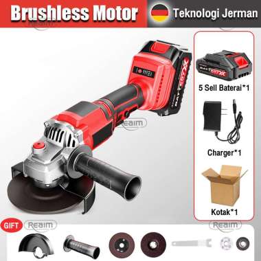 Gerinda Baterai Brushless 4Inch 198V/1 Baterai