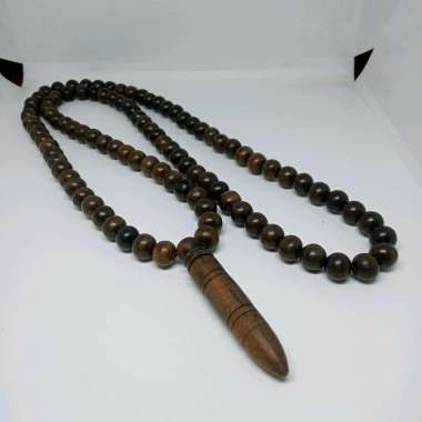 kalung tasbih kayu kalimosodo h422