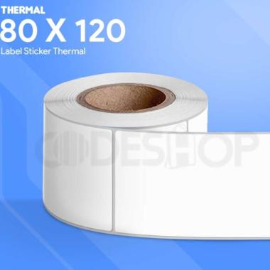 Label Thermal 80 x 120 / 80x120 mm / 80x120mm 1 Line 300 pcs Stiker